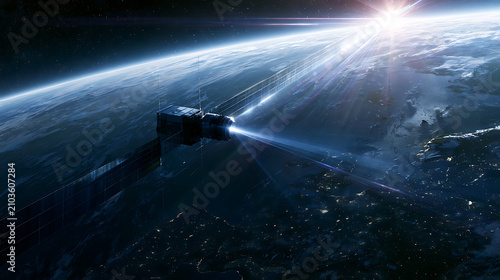 Space-based solar power satellite beaming energy to Earth markets (3)