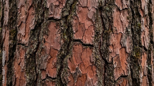 Pine tree bark texture