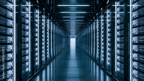The interior of an AI data center filled with high-capacity storage drives (1)