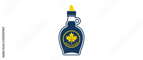 Картината върху платно Sweet Syrup in Decorative Bottle