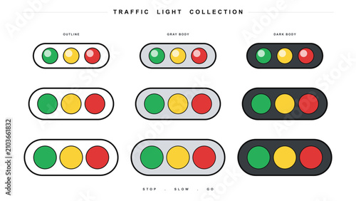 Traffic light collection set