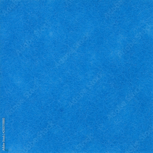Plakat w ramie blue felt nonwoven fabric texture background