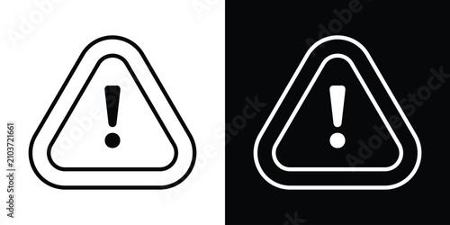 Fotografie attention sign icon