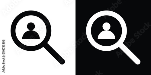 Quadro su tela Hiring icon