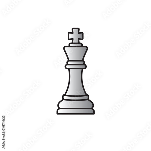 Quadro su tela Chess Icon