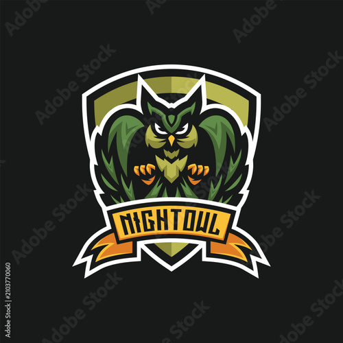 Night Owl Mascot Logo