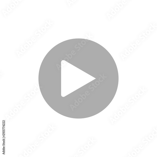 半透明　動画再生ソフトの再生ボタン