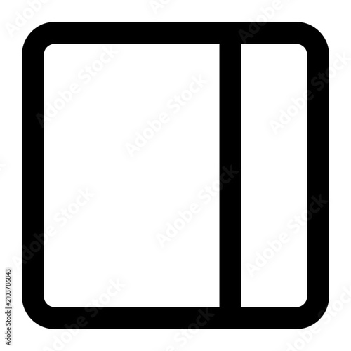 window sidebar right icon
