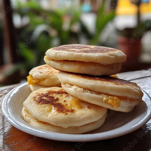 pancakes on a plate