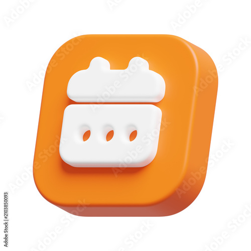 Calendar Icon 3D