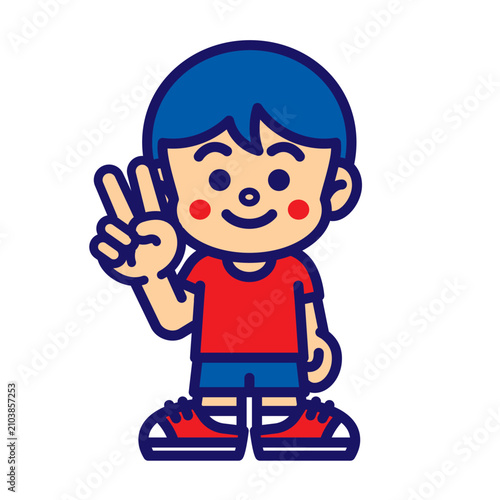 男の子 人物 キャラクター アイコン