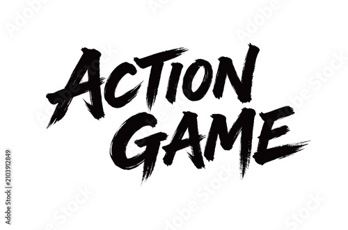 Obraz na płótnie ACTION GAME Handwriting