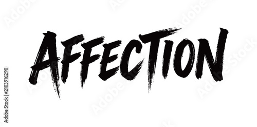 Tableau sur toile AFFECTION Handwriting