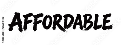 Cuadro en lienzo AFFORDABLE Handwriting