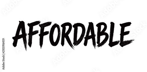Fotografie AFFORDABLE Handwriting