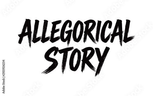 Foto ALLEGORICAL STORY Handwriting