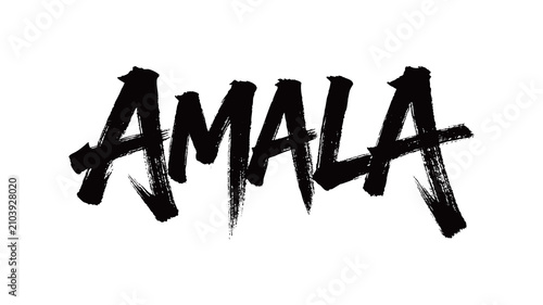 Canvastavla AMALA Handwriting