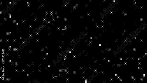 Futuristic Digital Scanning Target Background, Abstract HUD Interface Pattern, Cyber Security Detection Grid, High-Tech Data Tracking Elements, Modern HUD Monitor Concept