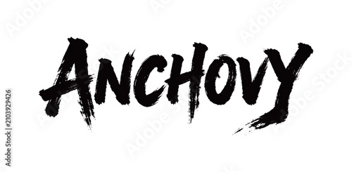 ANCHOVY Handwriting