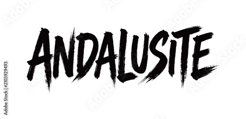 Photos ANDALUSITE Handwriting