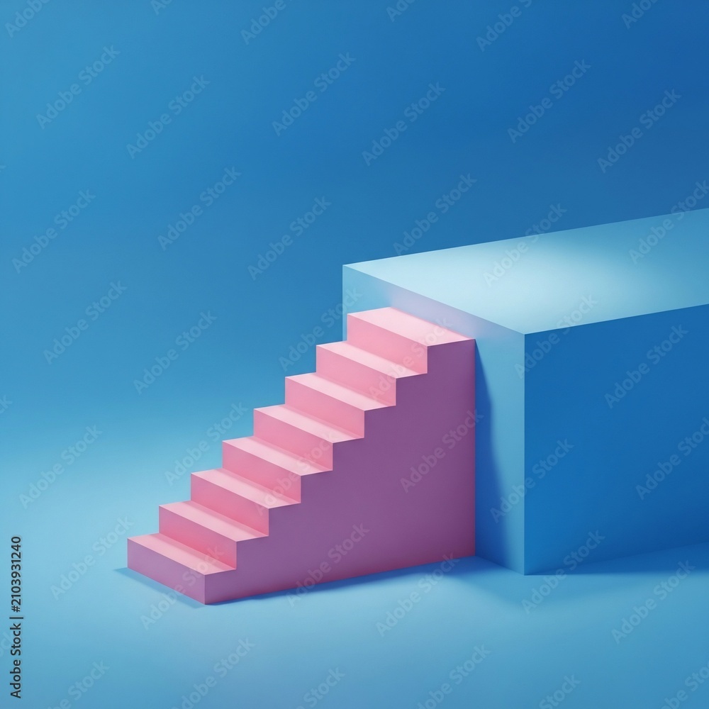 Obraz premium Ascend into Surreal Pastels