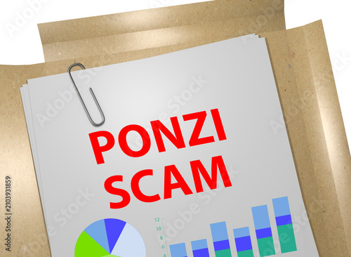 Ponzi Scam concept