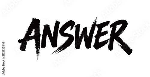 Photos ANSWER Handwriting
