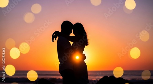 Golden hour embrace.