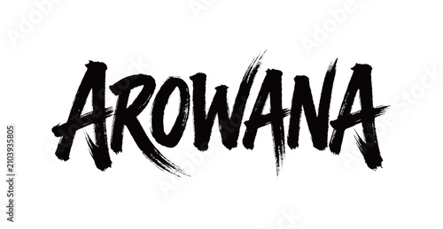 Photos AROWANA Handwriting