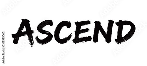 Картината върху платно ASCEND Handwriting