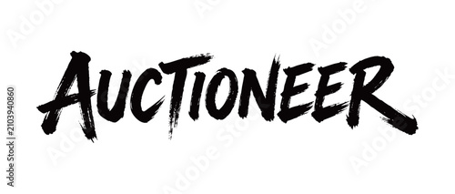 Fotografia AUCTIONEER Handwriting