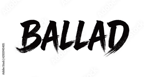 Foto BALLAD Handwriting