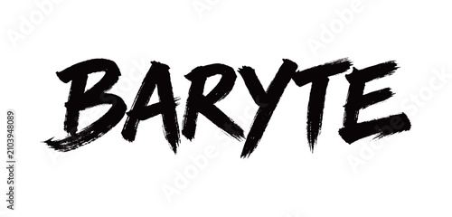 Billede på lærred BARYTE Handwriting