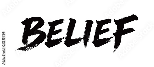 Quadro em tela BELIEF Handwriting
