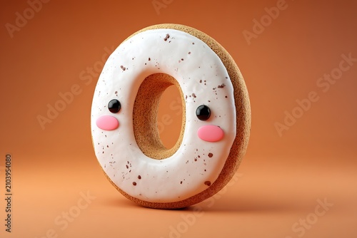 cute cartoon style 3d 