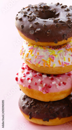glazed donut for treat and dessert