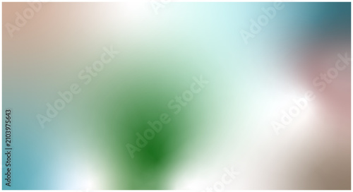 Canvastavla Abstract soft focus blurred background with ethereal green and light blue light