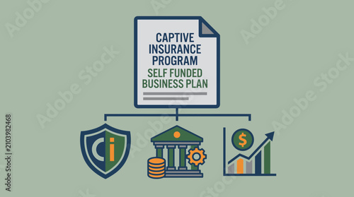 Bild auf Leinwand Captive Insurance Program Self Funded Business Plan