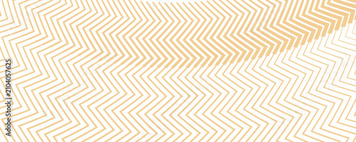 Fotografie Fresh Orange Zig Zag Line Seamless Pattern Background for Modern Textile Wallpap
