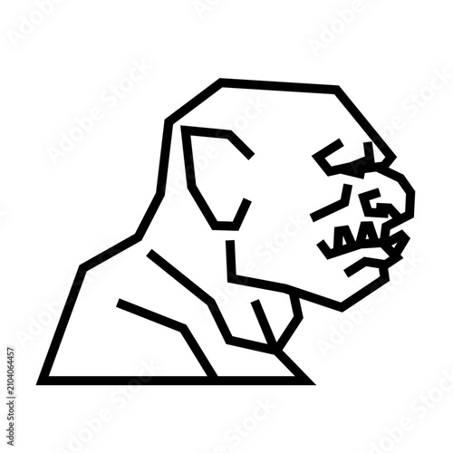 Cuadro en lienzo Ogre