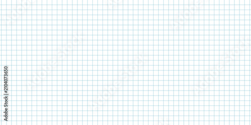 Blue graph paper seamless pattern, square grid lines math and engineering notebook texture backdrop, minimalist blueprint geometric chart background template, vector illustration, EPS10