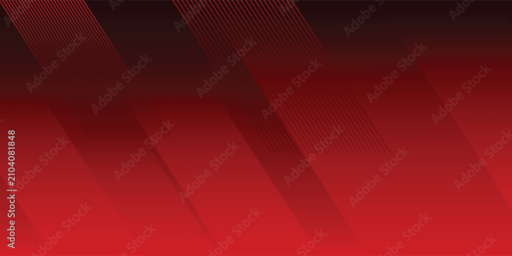 Fototapeta premium Abstract dark red geometric diagonal lines background with copy space. Modern futuristic speed stripe pattern for sports, racing, and gaming presentation.
