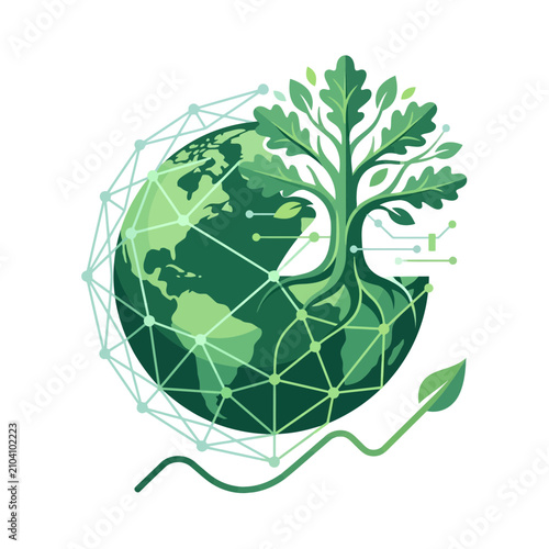Green Earth Tree Network Growth Technology