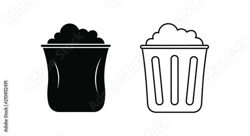 Photography Trash can silhouette waste bin garbage discard