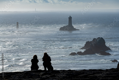 Foto The Pointe du Raz, a spectacular headland in the west of France, Brittany