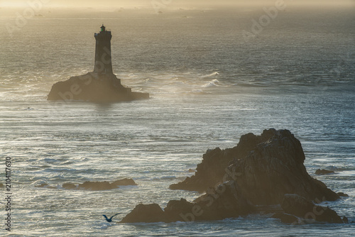 Bild auf Leinwand The Pointe du Raz, a spectacular headland in the west of France, Brittany
