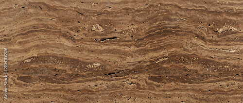 Quadro su tela Red rock surface featuring rugged natural formations with warm rusty brown tones
