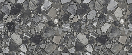 Bild auf Leinwand Grey concrete surface featuring rugged natural texture with subtle tonal variati