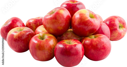 Honeycrisp Apple Isolated On Transparent
