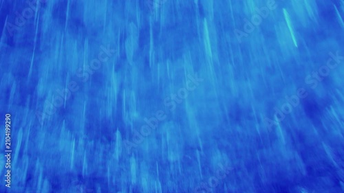 Dense Swirling Bokeh Mist Surging Upward and Slowing Down in Deep Electric Blue - Abstract Motion Background⁠